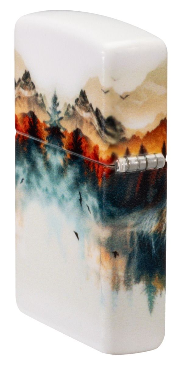 Zippo 49352 Wolf and Mountain Design aansteker detail 3