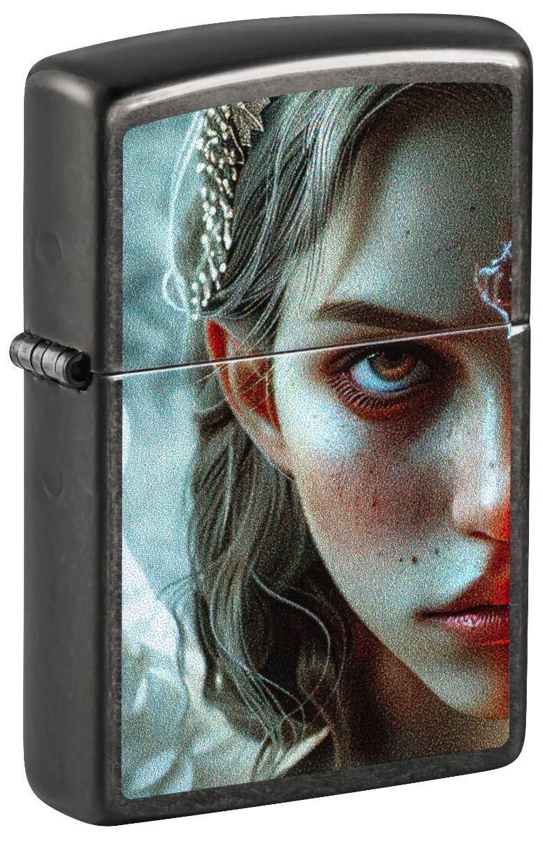 Zippo Aansteker - 28378 Angel Devil Design 2 - vooraanzicht