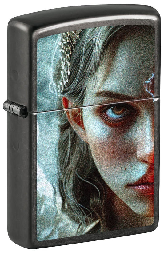 Zippo Aansteker - 28378 Angel Devil Design 2 - vooraanzicht
