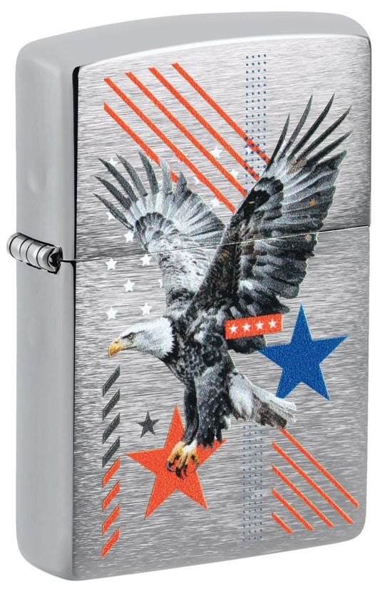 Zippo Aansteker - 200 Eagle and Stars Design - vooraanzicht