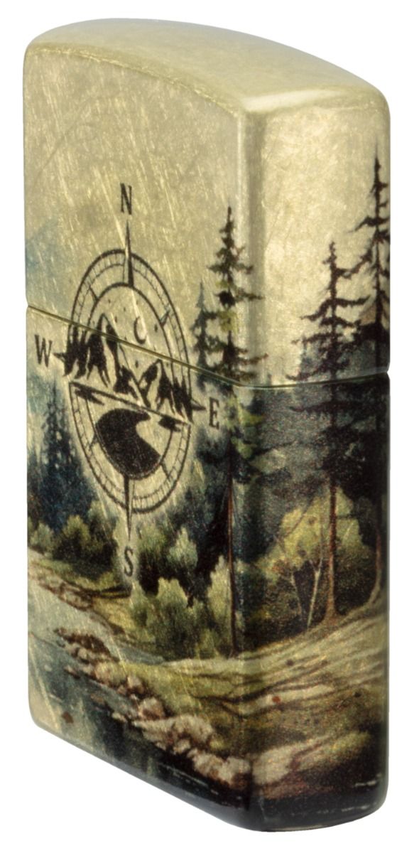 Zippo 48458 Compass Adventure Design aansteker detail 2