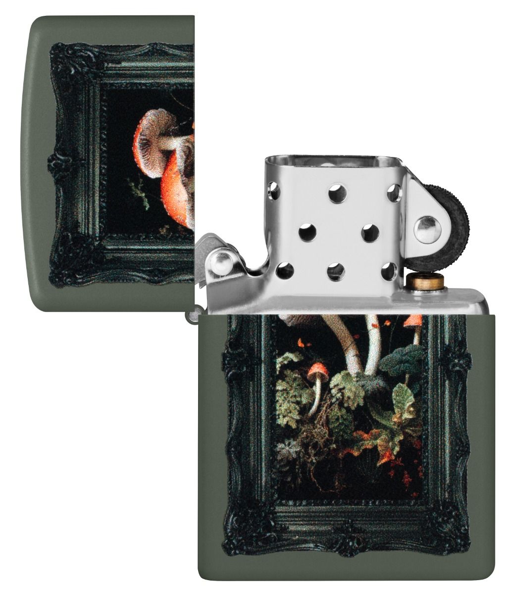 Zippo Aansteker - 221 Mushroom Picture Design - detail 1