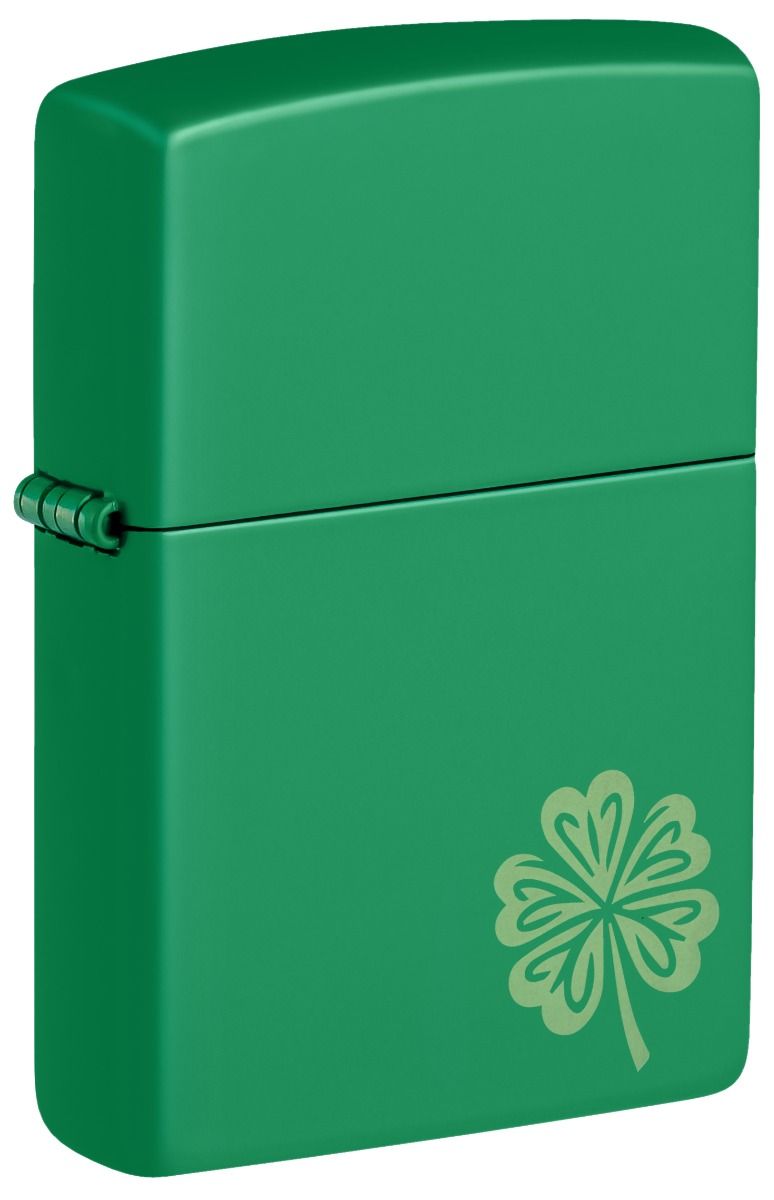 Zippo 48629 Lucky Clover Design aansteker vooraanzicht