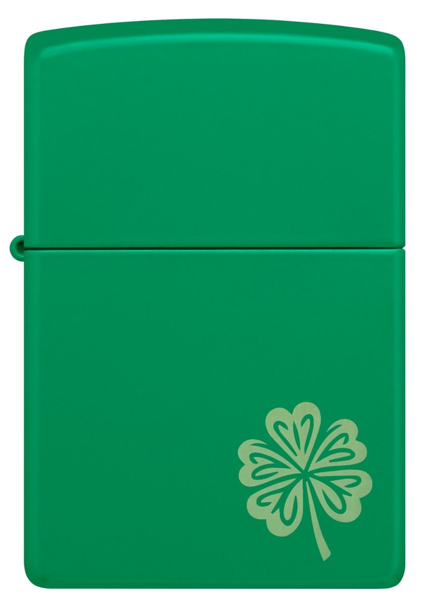 Zippo 48629 Lucky Clover Design aansteker achteraanzicht