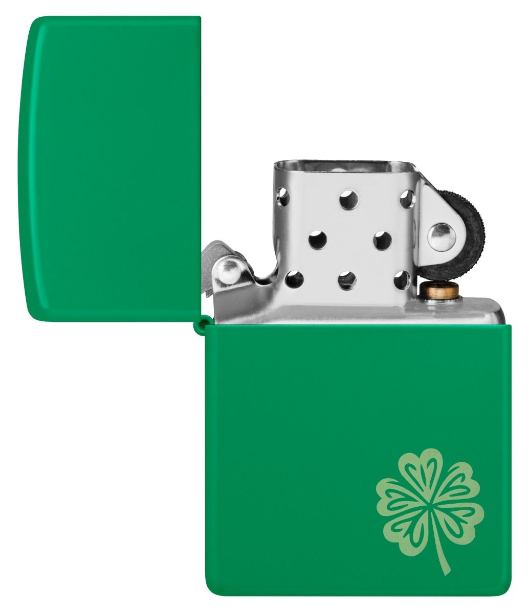 Zippo 48629 Lucky Clover Design aansteker detail