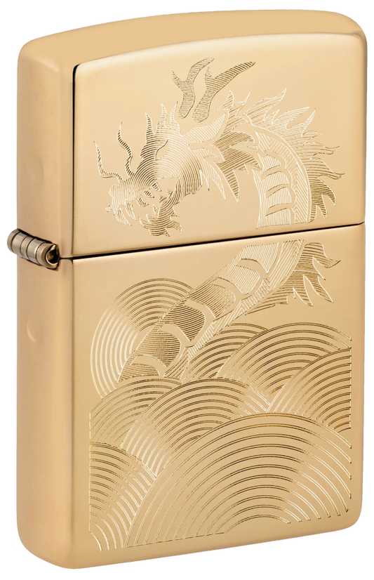 Zippo Aansteker - 254B Dragon Design - vooraanzicht