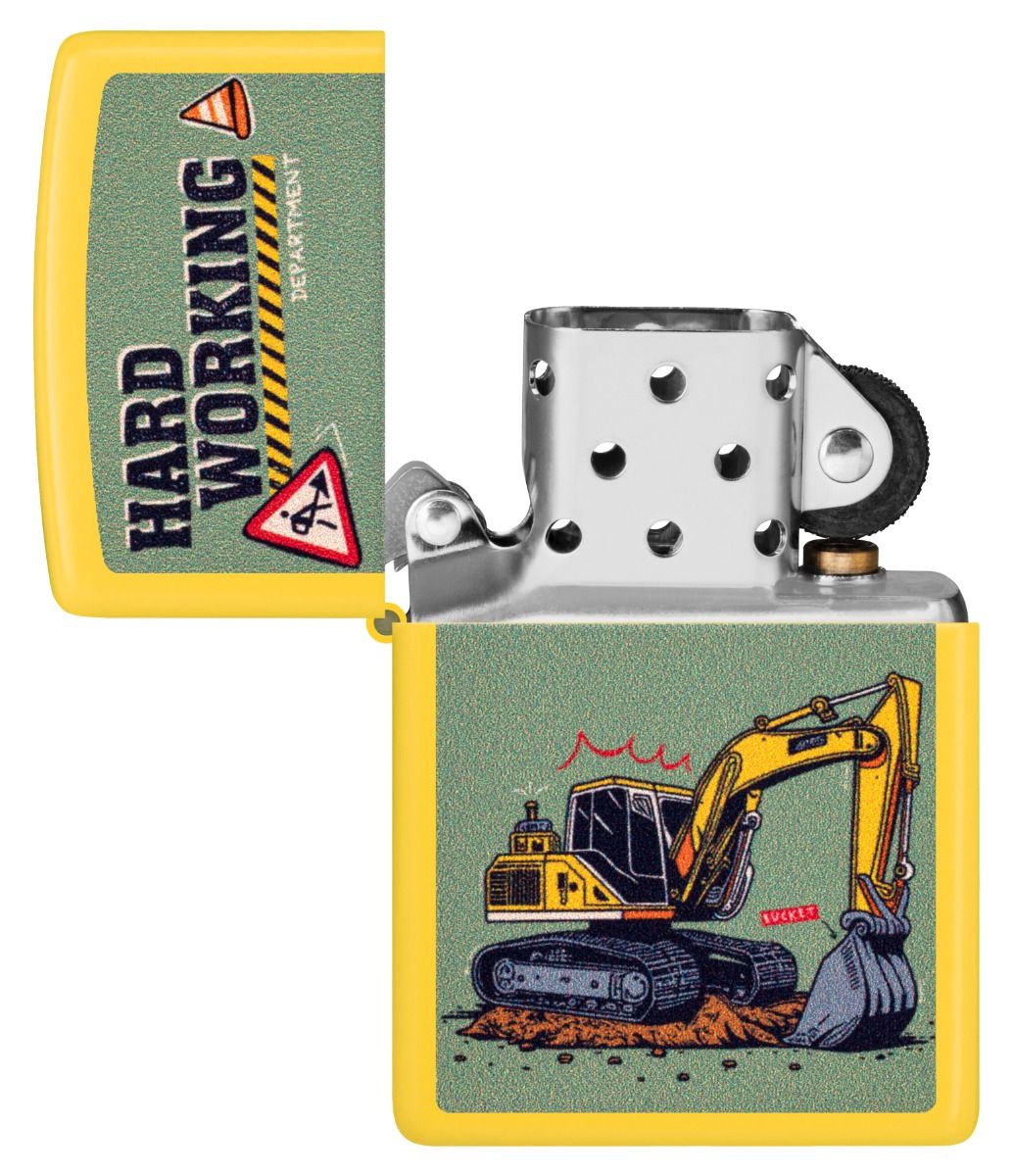 Zippo 46019 Hard Working Design aansteker detail