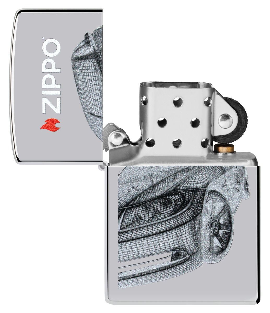 Zippo Aansteker - 250 Modern Car Design 2 - detail 1