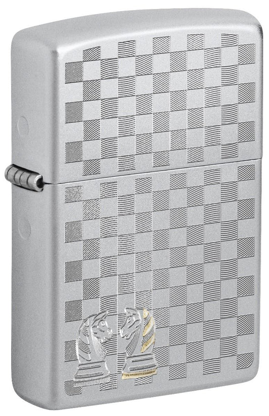 Zippo Aansteker - 205 Chess Design - vooraanzicht