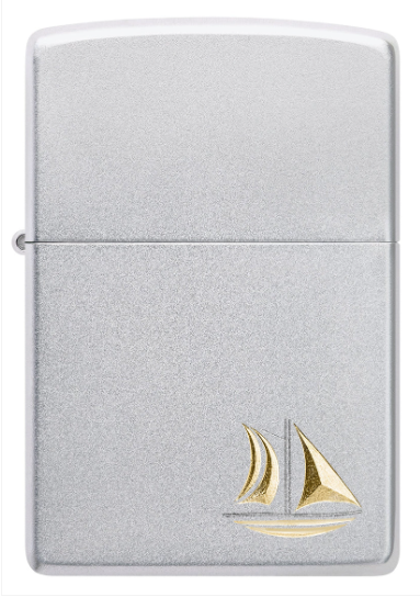 Zippo Aansteker - 205 Boat Design - achteraanzicht