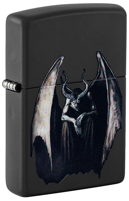 Zippo Aansteker - 218 Demon Monster Design - vooraanzicht