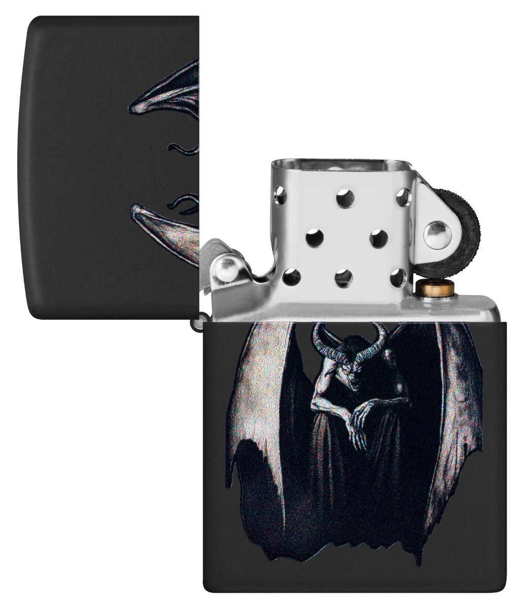 Zippo Aansteker - 218 Demon Monster Design - detail 1