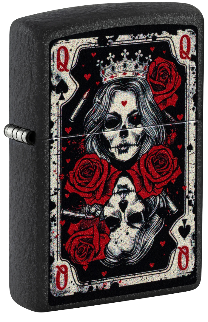 Zippo Aansteker - 236 Queen Card Design - vooraanzicht