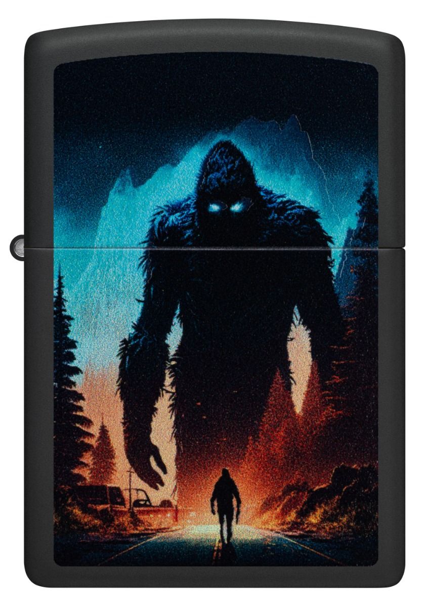 Zippo Aansteker - 218 Sasquatch Design - achteraanzicht