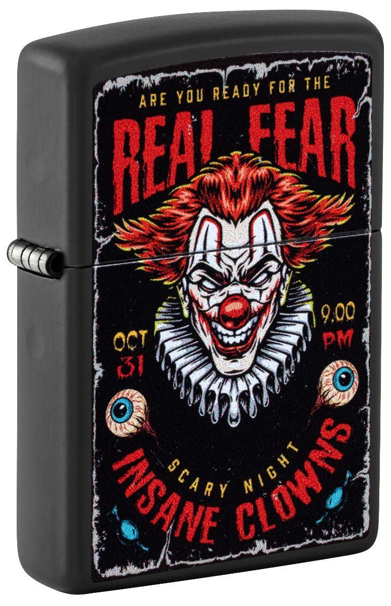 Zippo Aansteker - 218 Insane Clowns Design - vooraanzicht