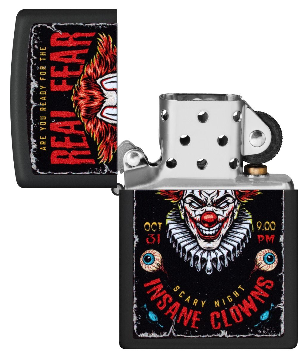Zippo Aansteker - 218 Insane Clowns Design - detail 1