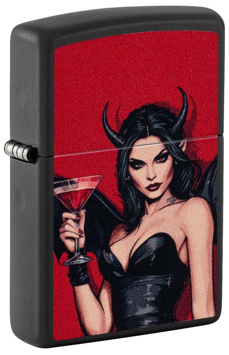 Zippo Aansteker - 218 Devil Vampire Design - vooraanzicht