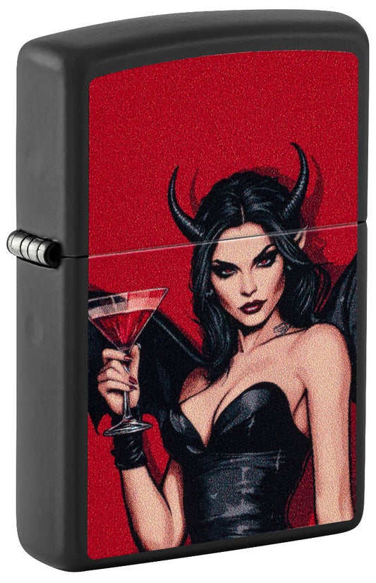 Zippo Aansteker - 218 Devil Vampire Design - vooraanzicht