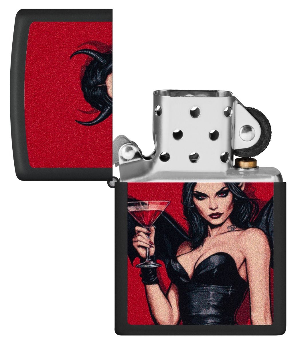 Zippo Aansteker - 218 Devil Vampire Design - detail 1