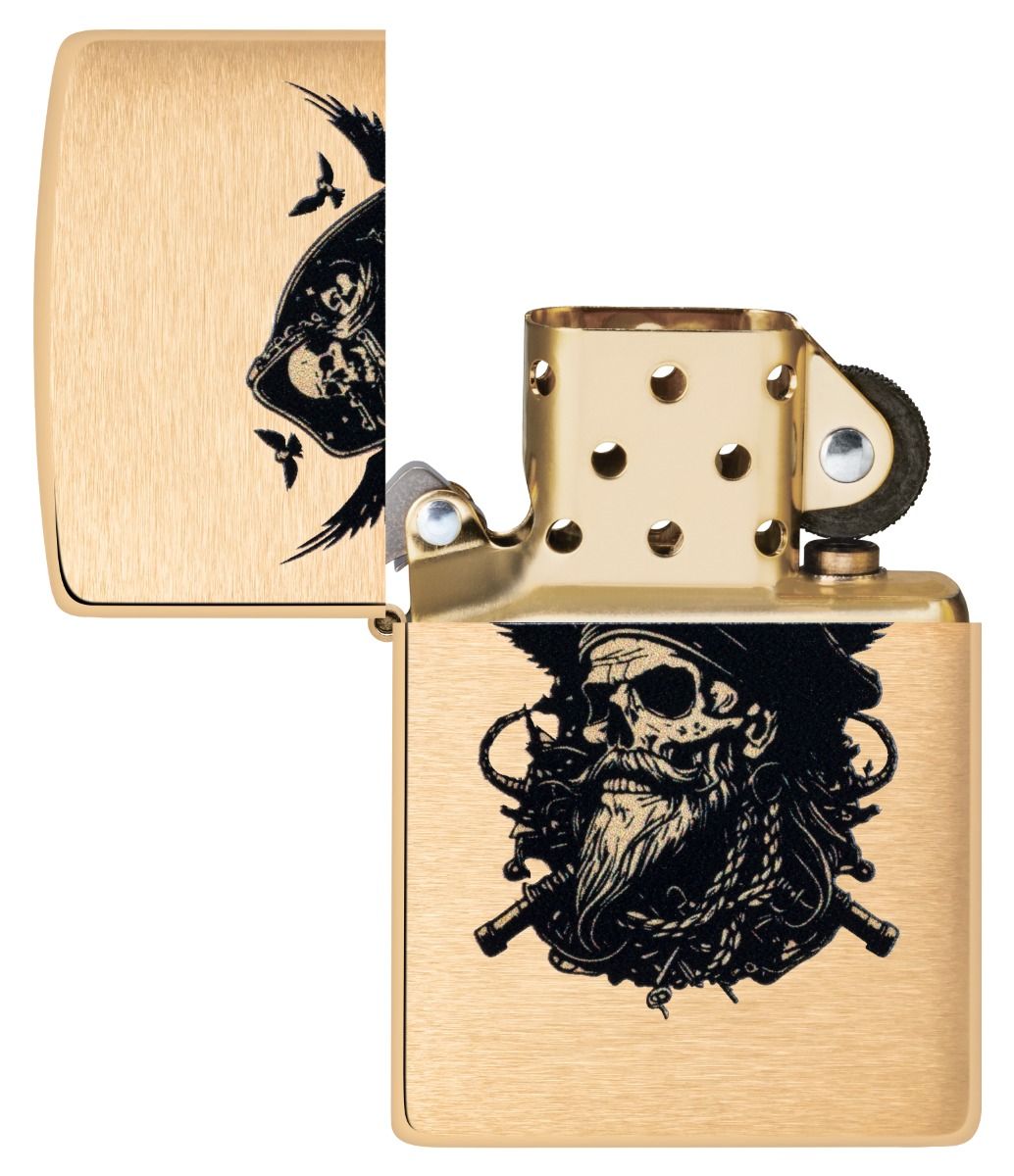 Zippo Aansteker - 204B Pirate Skull Design - detail 1