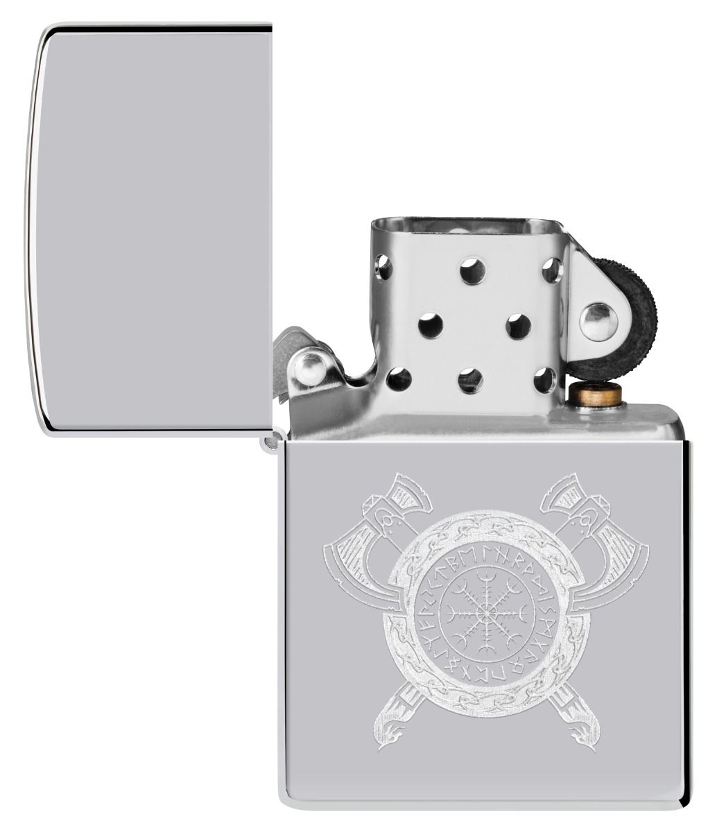 Zippo Aansteker - 250 Viking Symbols Design - detail 1
