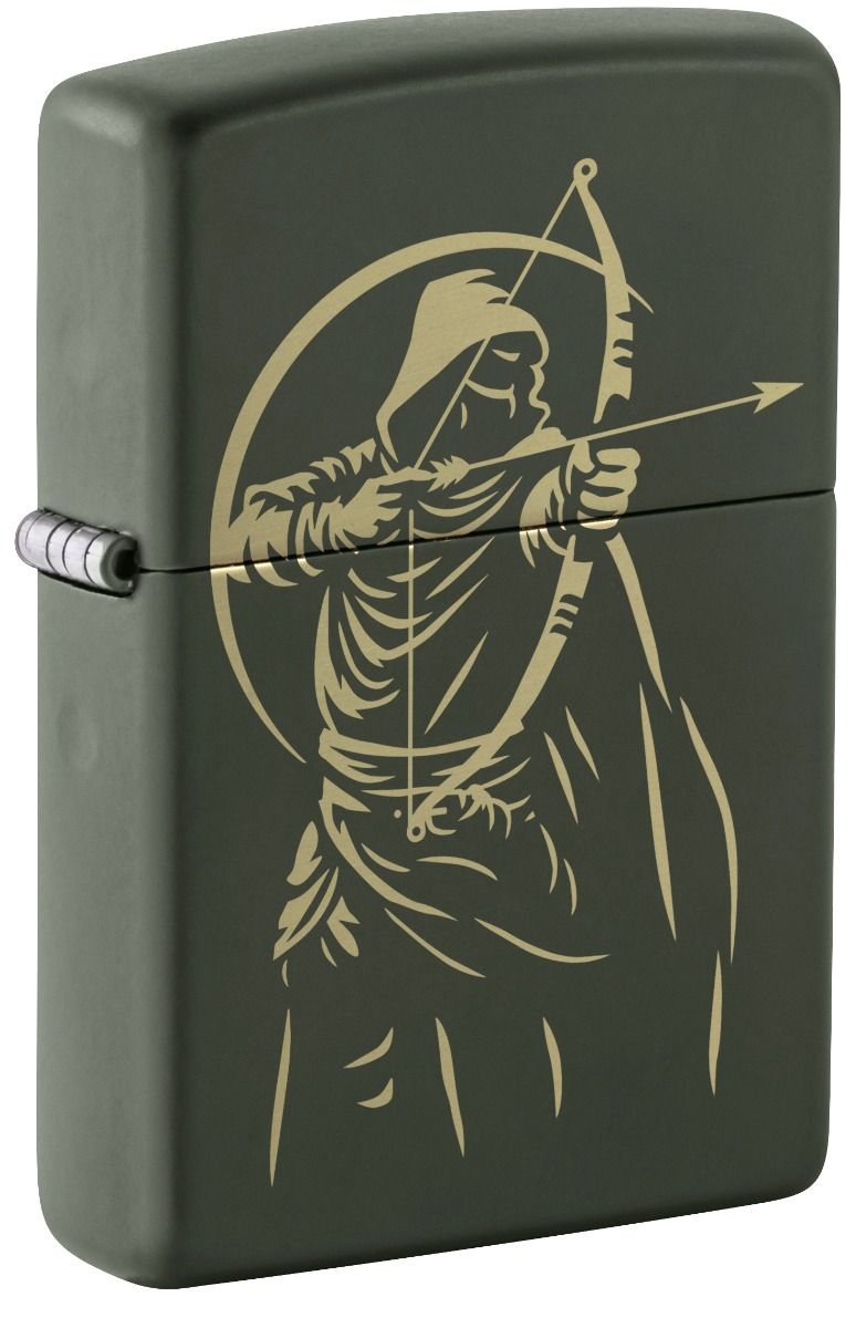 Zippo Aansteker - 221 Bow Hunter Design - vooraanzicht