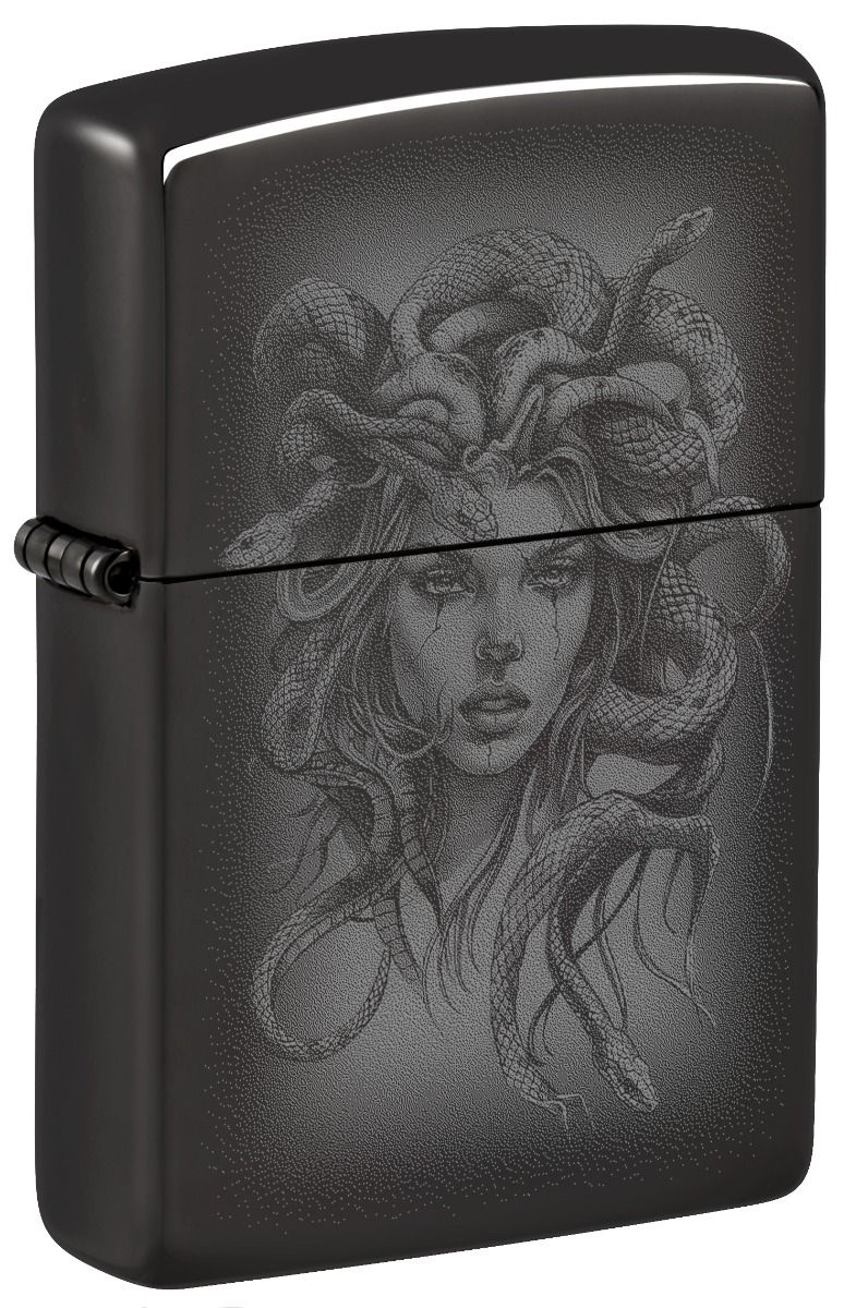 Zippo Aansteker - 24756 Medusa Design - vooraanzicht