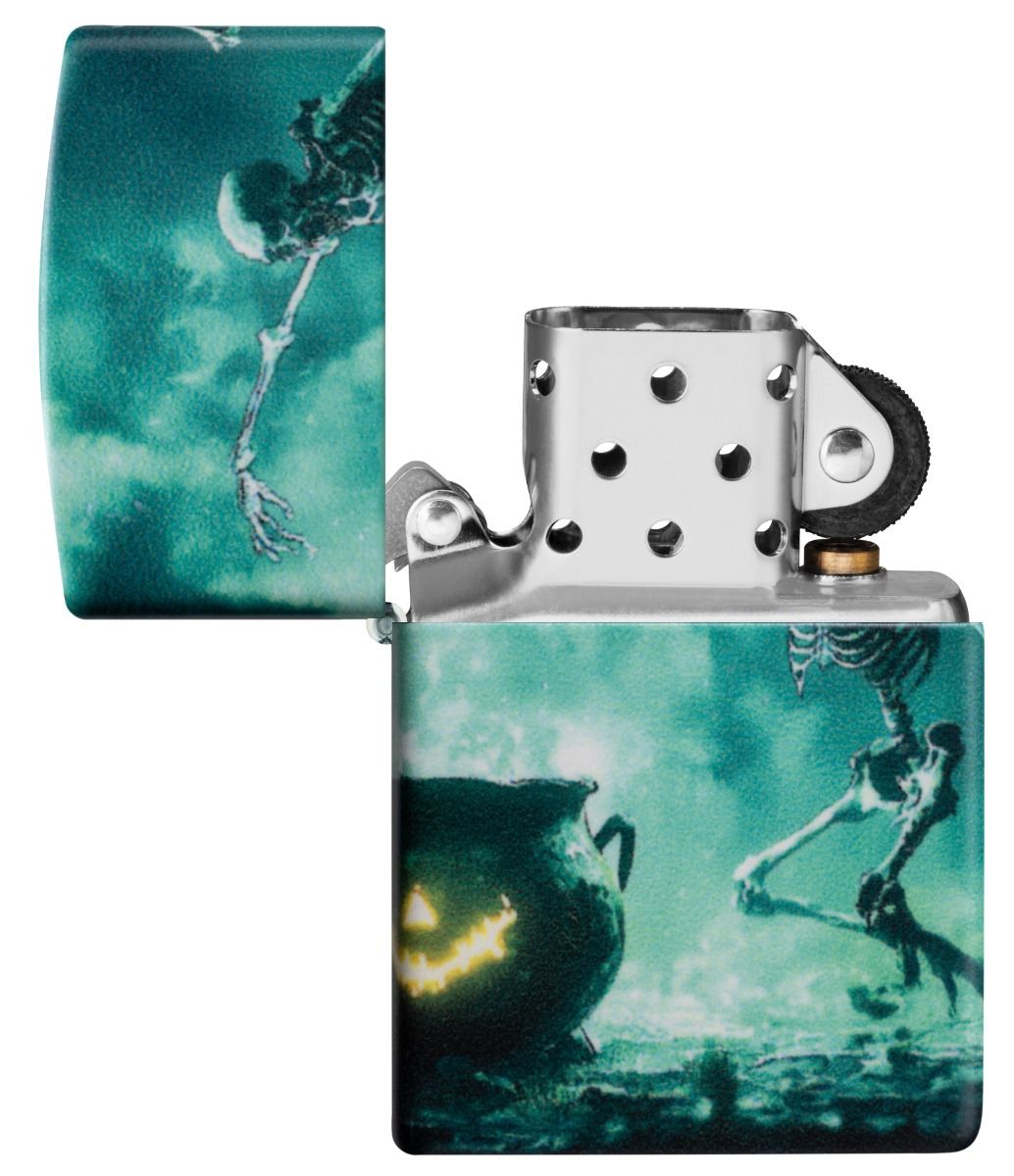 Zippo 49193 Skeletons Dancing Design aansteker detail 3