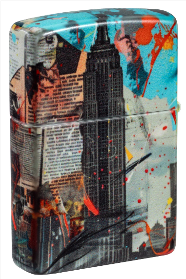Zippo 49352 Statue of Liberty Design aansteker detail 2