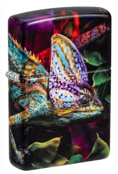 Zippo 49352 Chameleon Design aansteker vooraanzicht