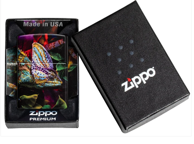 Zippo 49352 Chameleon Design aansteker detail 2
