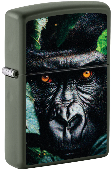 Zippo Aansteker - 221 Gorilla Design - vooraanzicht