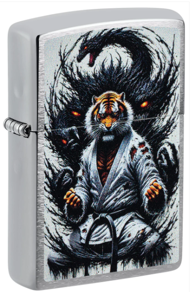 Zippo Aansteker - 200 Tiger Design - vooraanzicht