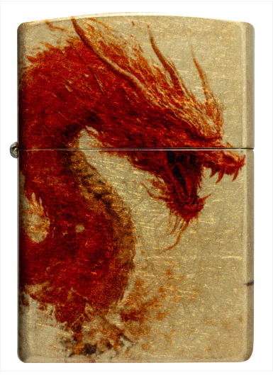 Zippo 48458 Samurai Design aansteker detail 2
