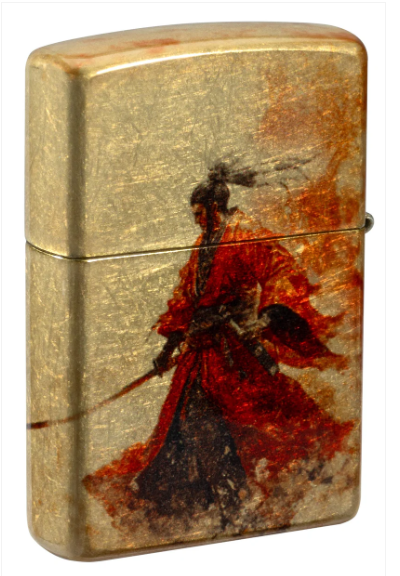 Zippo 48458 Samurai Design aansteker detail 1