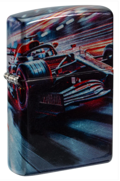 Zippo 48459 Racing Design aansteker vooraanzicht