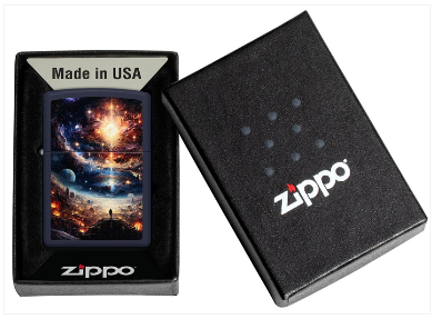 Zippo Aansteker 239 Realms Design - detail