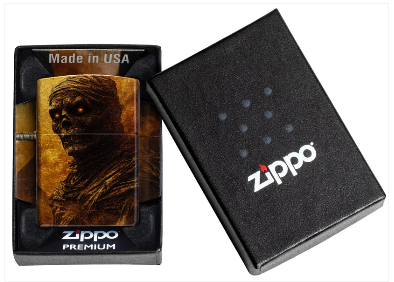 Zippo 48458 Mummy Design aansteker detail 3