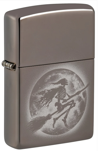 Zippo Aansteker - 150 Flying Skeleton Design - vooraanzicht