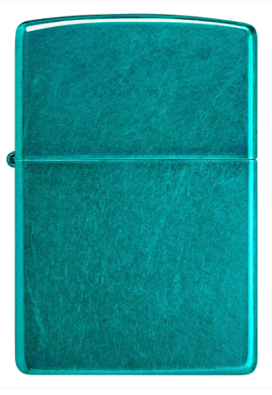 Zippo Aansteker - 24004 Candy Teal - achteraanzicht