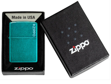 Zippo Aansteker - 24004ZL Candy Teal with Zippo Logo - detail 1