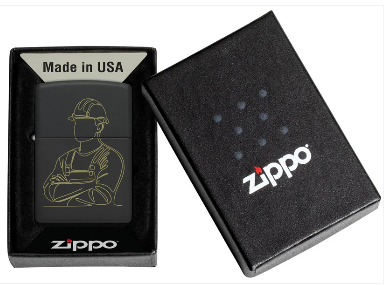 Zippo Aansteker - 218 Worker Design - detail 1
