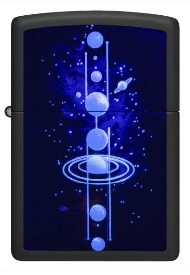 Zippo Aansteker - 218 Solar System Design - detail 2