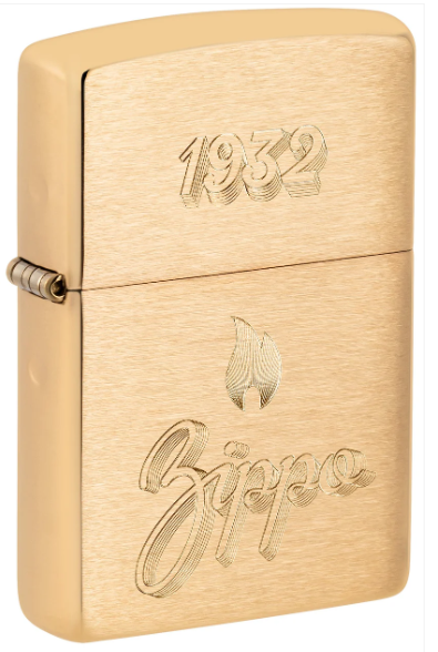 Zippo Aansteker - 204B Vintage Zippo Design 2 - vooraanzicht