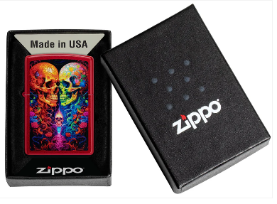 Zippo Aansteker - 21063 Skulls Design - detail 1
