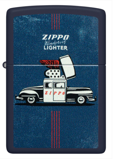 Zippo Aansteker - 239 Zippo Car Design - achteraanzicht