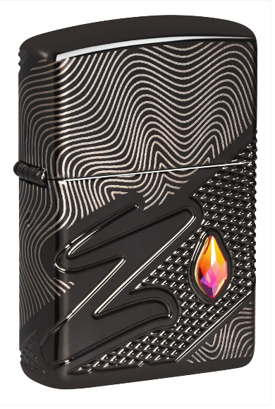 Zippo 46362 Z Pattern Design aansteker vooraanzicht
