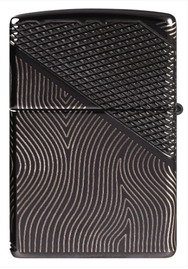 Zippo 46362 Z Pattern Design aansteker detail 1