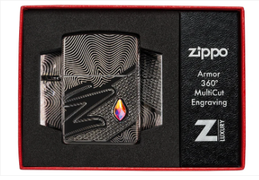 Zippo 46362 Z Pattern Design aansteker detail 2