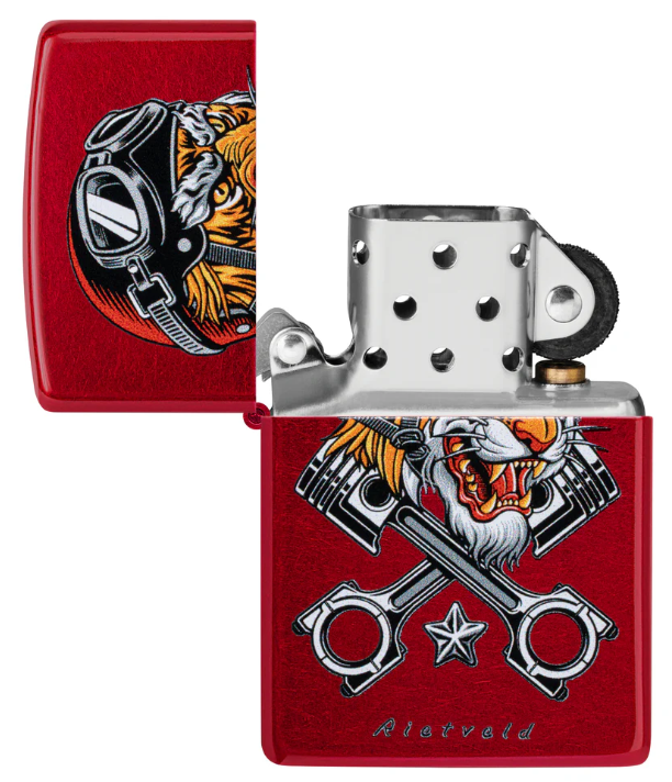 Zippo Aansteker - 21063 Rietveld - achteraanzicht